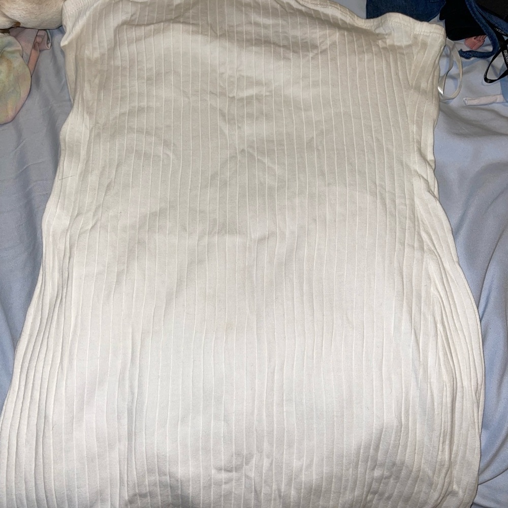 White tube dress